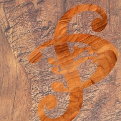 Web-site Logo wood grain